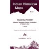 mapa Himachal Pradesh-Chamba, Dhauladhar Passes, Pangi, W Lahul