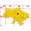 mapa Drabiv, Cherkasy 1:100 t.