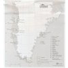 mapa Greenland Qeqertarsuaq Disko Island 1:100 t.  voděodolná