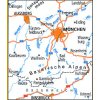 cyklomapa Oberbayern, Munchen 1:150 t. (č.26)