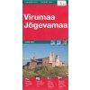 mapa Virumaa,Jogevamaa 1:200 t.  (Estonsko)