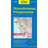 mapa Peloponnese 1:200 t. Orama