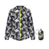 Mac In A Sac Origin Packable Waterproof Jacket, White Camo (Velikost 0)
