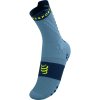 Compressport ponožky Pro Racing Trail - tmavě modrá/modrá (Velikost S)