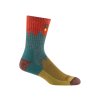 Darn Tough ponožky NUMBER 2 MICRO CREW Midweight Merino - pánské - červené/modré/žluté (Velikost L)