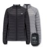 Mac In A Sac Polar Packable Women's Down Jacket, Black/Grey (Velikost M)
