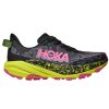 Hoka SPEEDGOAT 6 - dámská - černá/zelená/růžová (Velikost 37 1/3)