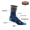 Darn Tough ponožky RUN MICRO CREW ULTRA Lightweight Merino - pánské - modré (Velikost L)