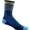 Darn Tough ponožky RUN MICRO CREW ULTRA Lightweight Merino - pánské - modré (Velikost L)