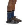 Darn Tough ponožky LIGHT HIKER MICRO CREW Lightweight Merino - pánské - šedé - modré (Velikost L)