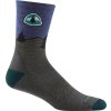 Darn Tough ponožky LIGHT HIKER MICRO CREW Lightweight Merino edice PCT - pánské - modré/zelené (Velikost L)