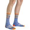 Darn Tough ponožky RUN MICRO CREW ULTRA Lightweight s výstelkou - pánské - modré/oranžové (Velikost L)