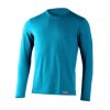LASTING merino tričko ALAN - pánské - modré (Velikost XL)