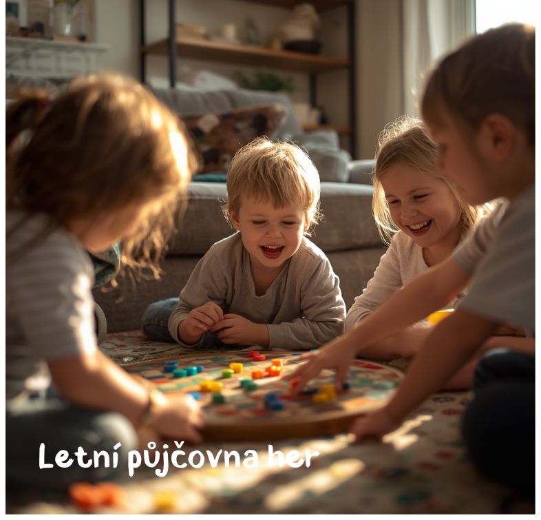 Letní půjčovna her . Vyzkoušejte deskové hry na prázdniny