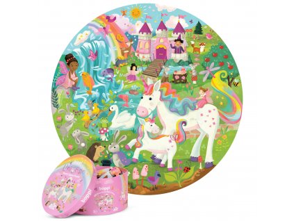 boppi Round Puzzle Unicorn 1