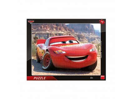 Puzzle Cars: Blesk Mc Queen 40 dílků deskové