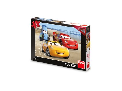 Puzzle Cars 3: Na pláži 24 dílků