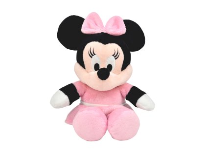 Plyšák Minnie v růžovém 25 cm