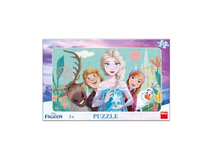 Puzzle Frozen: rodina 15 dílků deskové