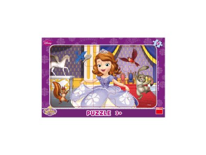 Puzzle Sofia první 15 dílků deskové