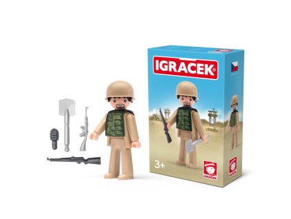 Igráček Voják - figurka s příslušenstvím