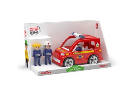 Igráček MultiGO Trio Fire - figurky s požárním autem