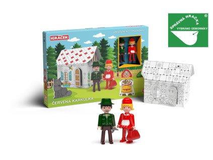 Igráček Červená Karkulka - kreativní set s pohádkou