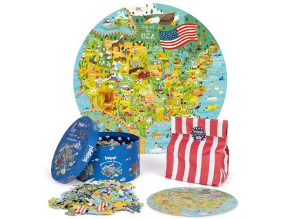 Puzzle Mapa USA - Map of the USA