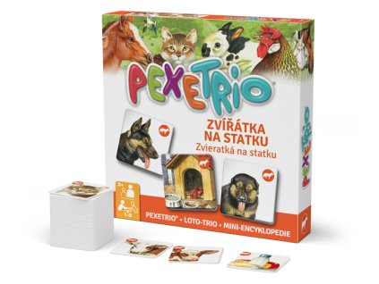 Pexetrio Zvířátka na statku – dětské vzdělávací hry