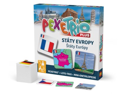 Pexetrio Státy Evropy,plus – dětské vzdělávací hry