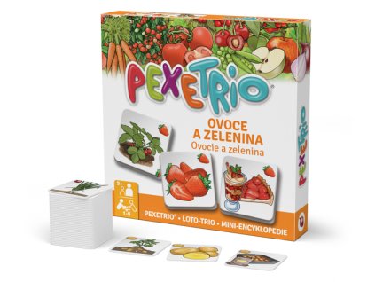 Pexetrio Ovoce a zelenina – dětské vzdělávací hry