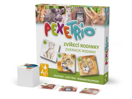 Pexetrio Zvířecí rodinka – dětské vzdělávací hry