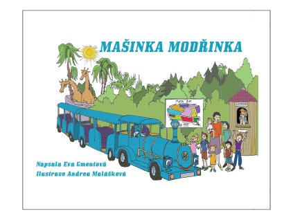 MAšinka Modřinka bile pozadi