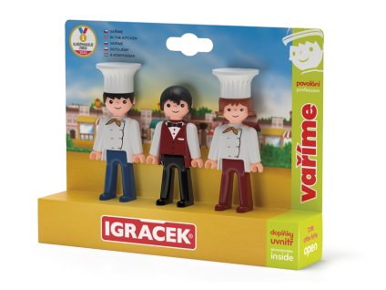 Igráček Trio Vaříme - Kuchař, Kuchařka a Číšník