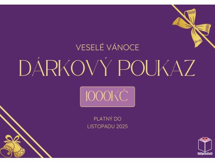 Dárkový poukaz 1000 Kč