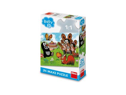 Puzzle Krtek: Narozeniny 24 dílků maxi