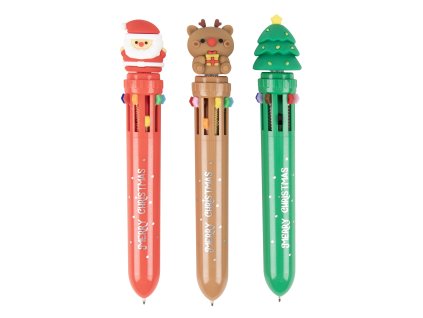 20268 03 vánoční desetibarevná propiska Apli Knihy Radosti