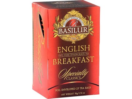 BASILUR Specialty English Breakfast přebal 25x2g