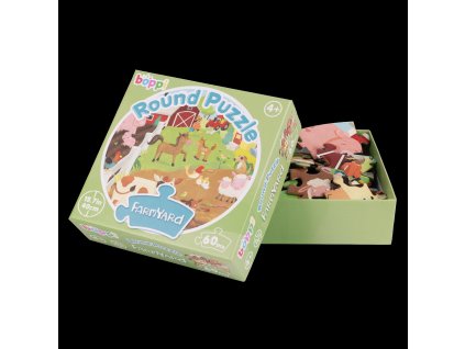 Boppi Farmyard puzzle 60pcs Knihy Radosti krabice