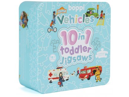 boppi 10 in 1 Puzzles Vehicles 8