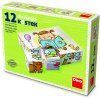 Dřevěné kostky Hezký den – 12 kostek