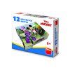 Dřevěné licenční kostky Mickey Mouse – 12 kostek