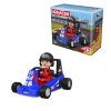 Igráček Závodník - figurka s modrou motokárou - výprodej