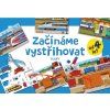 Začínáme vystřihovat Vlaky - vystřihovánka