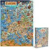 bopster Map of Europe Illustrated 1