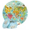 boppi Round Puzzle World Map and Box