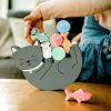 Orange Tree Toys balanční hra Kočka Knihy Radosti