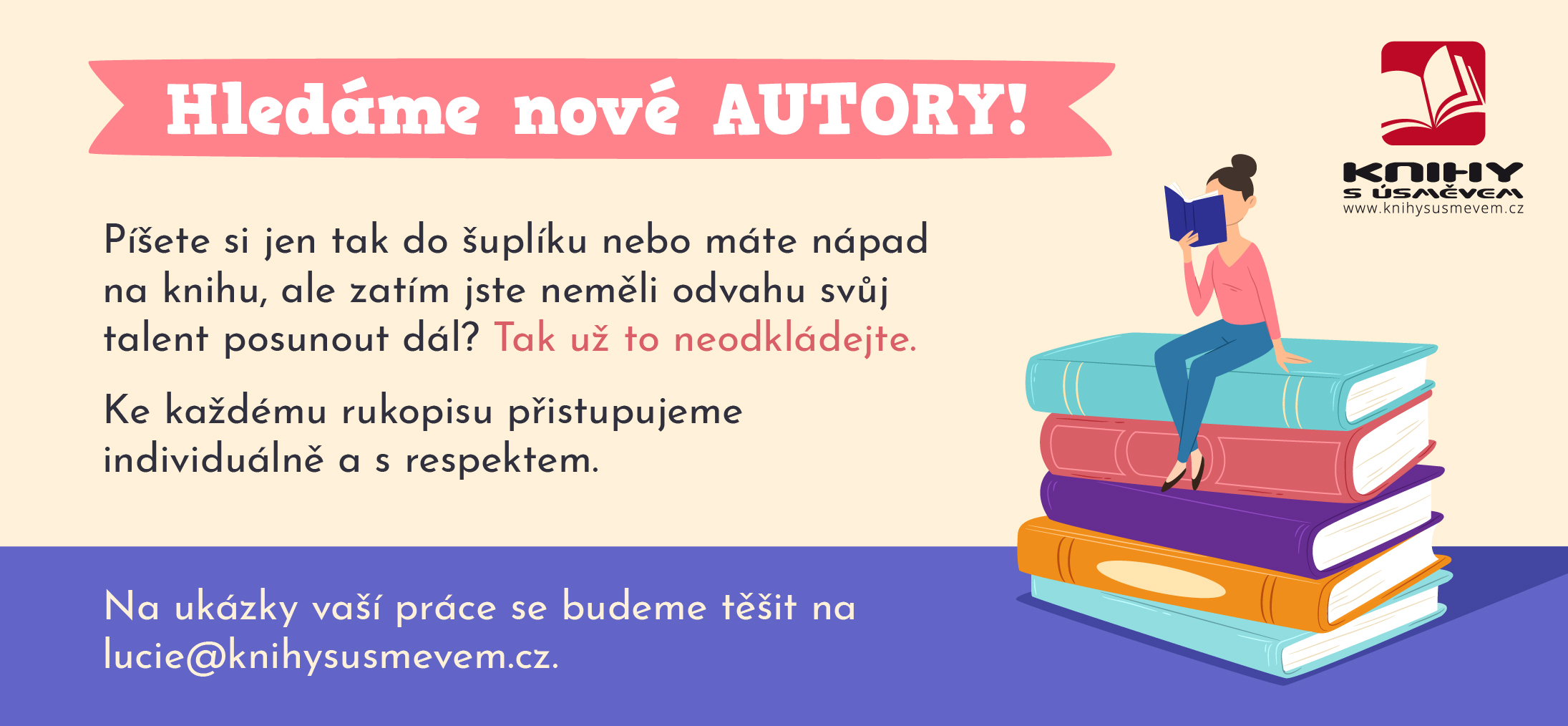 Hledáme nové autory