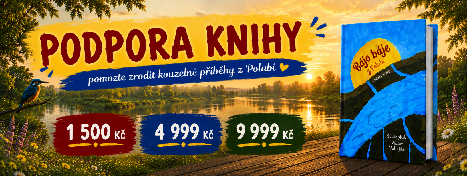 Podpora knihy Bájo báje z Polabí