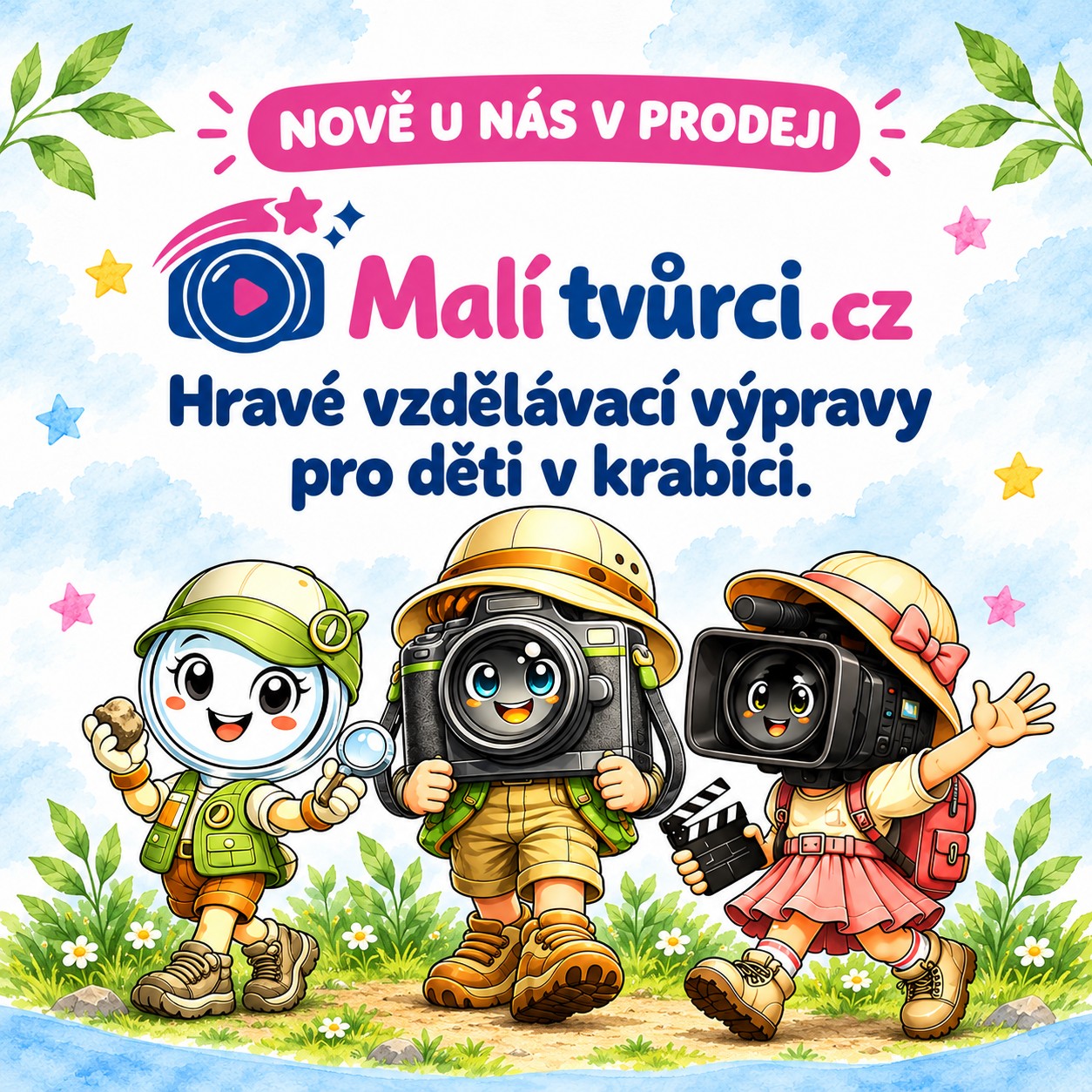 Malí tvůrci u nás v prodeji